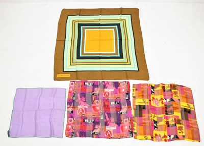 Lot 520 - Yves Saint Laurent - Multi coloured silk scarf