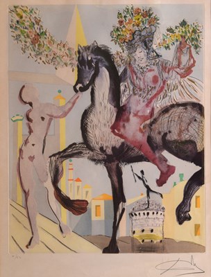 Lot 345 - Salvador Dali (Spanish, 1904-1989) – Signed print – 25th Anniversary of Israel