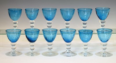 Lot 216 - Set of twelve wine glasses by Asprey & Co.