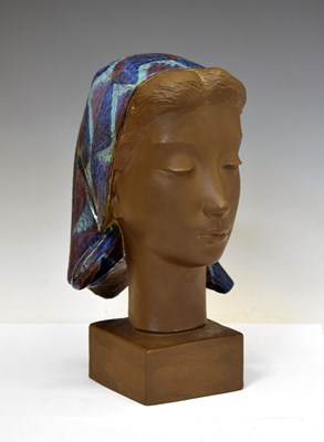 Lot 619 - Royal Copenhagen Aluminia earthenware sculpture