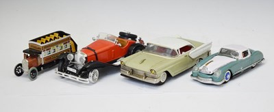 Lot 516 - Vintage tinplate cars