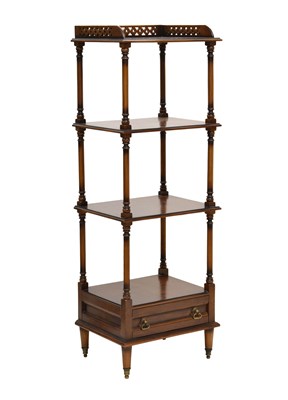 Lot 816 - Reproduction mahogany four-tier what-not