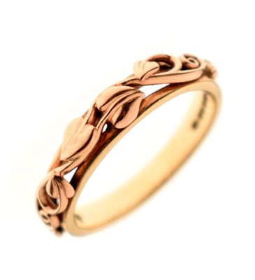 Lot 81 - Clogau 9ct yellow and rose gold 'tree of life' ring