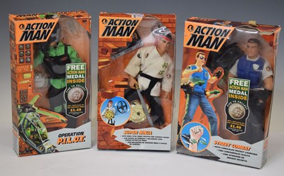 Lot 509 - Action Man - Three boxed action figures