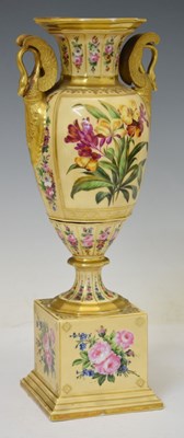 Lot 626 - 19th century French porcelain vase