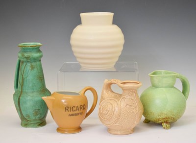 Lot 589 - Small group of circa 1930s and later ceramics
