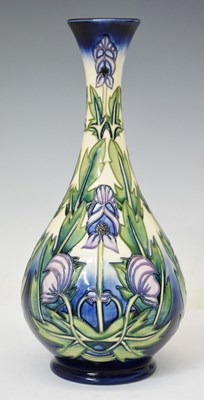 Lot 606 - Moorcroft - Limited edition vase of ovoid form, decorated in the 'Wolfsbane' pattern