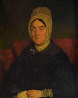 Lot 266 - Early 19th century - Oil on canvas - Portrait of Sarah Turll, (1763-1847)