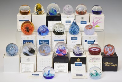 Lot 571 - Collection of twenty Caithness glass paperweights