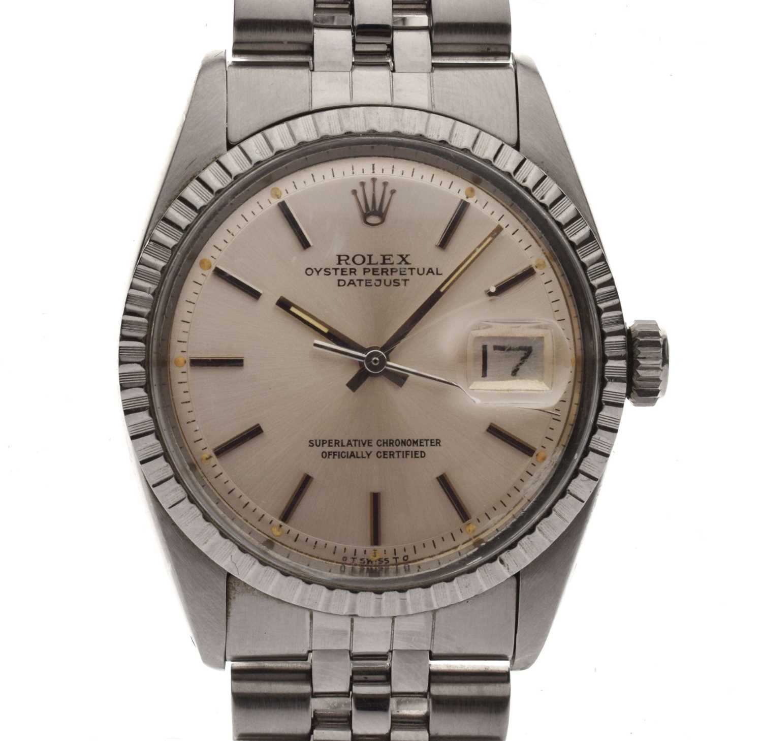 Lot 63 - Rolex - Oyster Perpetual Datejust bracelet watch, ref.1603/0