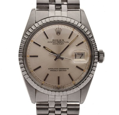 Lot 63 - Rolex - Oyster Perpetual Datejust bracelet watch, ref.1603/0