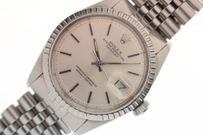 Lot 63 - Rolex - Oyster Perpetual Datejust bracelet watch, ref.1603/0