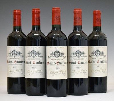 Lot 421 - Christian Mouiex - Private Reserve Saint-Emilion, 2003