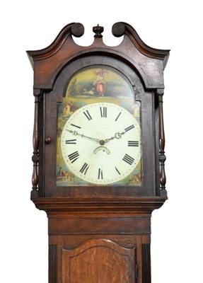 Lot 373 - Early 19th Century - circa 1830 - oak longcase clock, Cockermouth