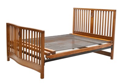 Lot 809 - Early 20th century double bed