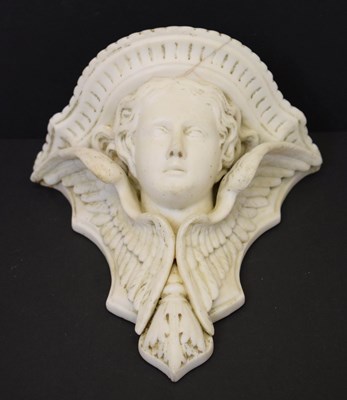 Lot 588 - 19th century Parian wall bracket