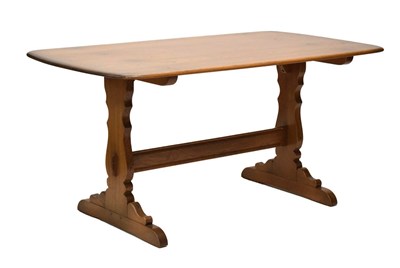 Lot 767 - Ercol - Golden Dawn elm and beech refectory table