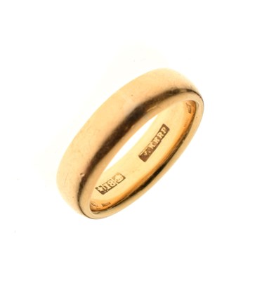 Lot 76 - Australian 18ct gold wedding band