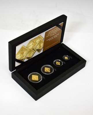 Lot 130 - Tristan da Cunha Elizabeth II gold four-coin sovereign set, 2022