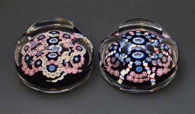 Lot 449 - Two Whitefriars millefiori paperweights