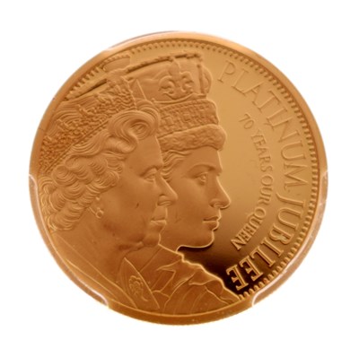 Lot 129 - Ascension Island Queen Elizabeth II gold sovereign, 2022