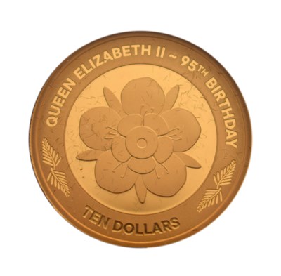 Lot 136 - New Zealand Queen Elizabeth II 1/4oz gold Ten Dollar coin