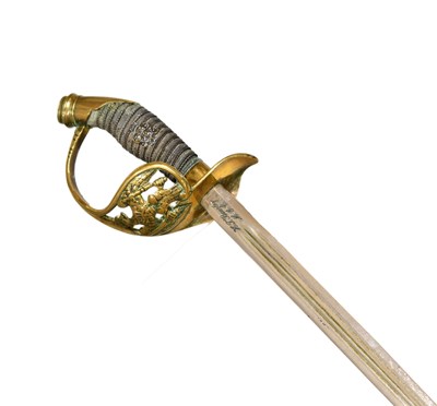 Lot 151 - Prussian Infantry officers sword M-89