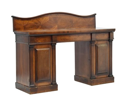 Lot 788 - Victorian mahogany twin pedestal sideboard