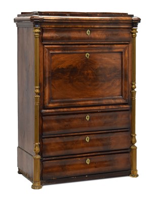Lot 394 - Mid 19th century Austrian secrétaire à abattant