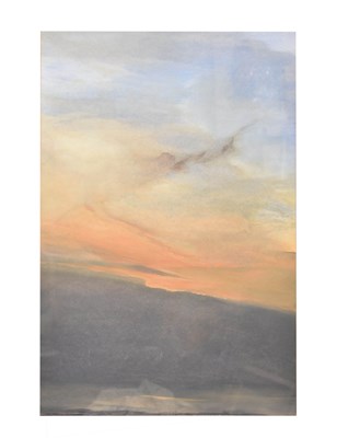 Lot 728 - Katheryn Thomas (modern) - Oil and turpentine on paper - 'Cloudshore'