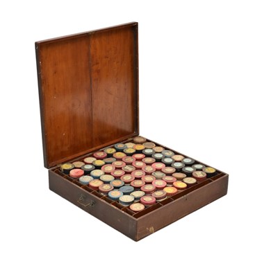 Lot 207 - Early 20th century case containing sixty four Amberol type cylinder records