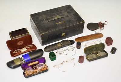 Lot 450 - Collection of seven gold plated and other spectacles