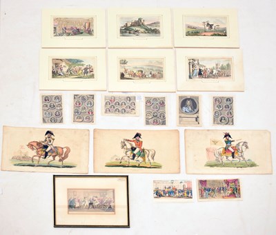 Lot 749 - After Rowlandson - Set of six 19th century mounted 'Dr Syntax' coloured engravings