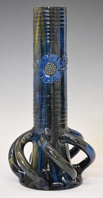 Lot 594 - Large early 20th century Elton ware (Clevedon) pottery vase