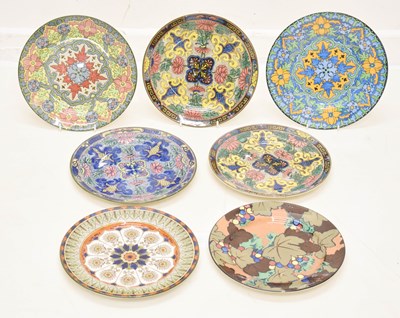 Lot 609 - Seven assorted Royal Doulton printed pottery plates