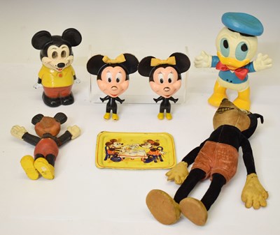 Lot 505 - 1930's Deans Rag Book Co. Mickey Mouse doll, etc.