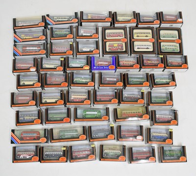 Lot 519 - Group of fifty 'Exclusive First Editions' EFE diecast model buses