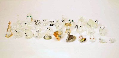 Lot 567 - Collection of Swarovski Crystal ornaments to include birds, animals, etc