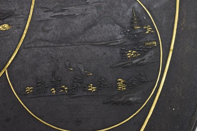 Lot 239 - Nogawa Noboru - Japanese Meiji period bronze charger