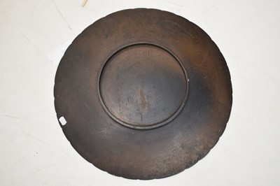 Lot 239 - Nogawa Noboru - Japanese Meiji period bronze charger