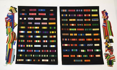 Lot 337 - Large group of ribbon bars