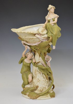Lot 642 - Royal Dux Art Nouveau centrepiece