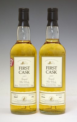 Lot 451 - First Cask malt whisky, distilled 1st December 1977, Strathmill, Speyside