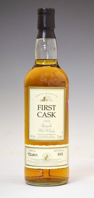 Lot 453 - First Cask malt whisky, distilled 5th September 1979, Auchroisk, Speyside