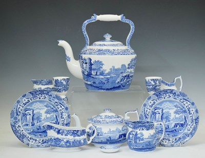 Lot 591 - Group of Spode Italian pattern tea wares, etc