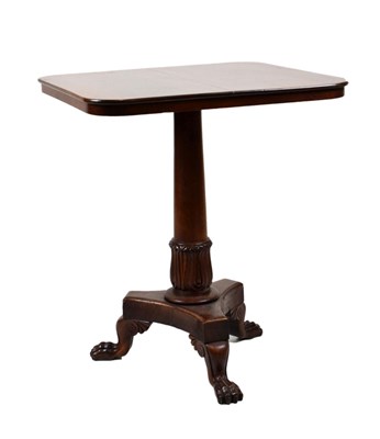 Lot 585 - Early to mid 19th Century snap-top tripod occasional table