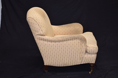 Lot 406 - Howard & Sons armchair, probably a Bridgewater or Harley model