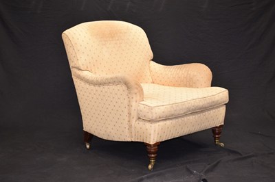 Lot 406 - Howard & Sons armchair, probably a Bridgewater or Harley model