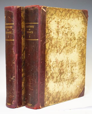 Lot 709 - Thomas Walker Horsfield, 'The History of Sussex', 1835, first edition