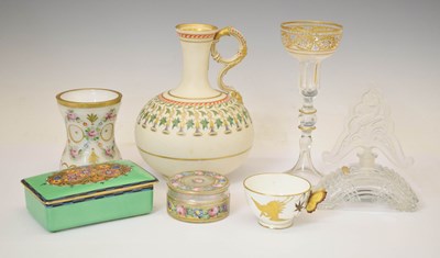 Lot 586 - Collection of 19th century and later ceramics and glass